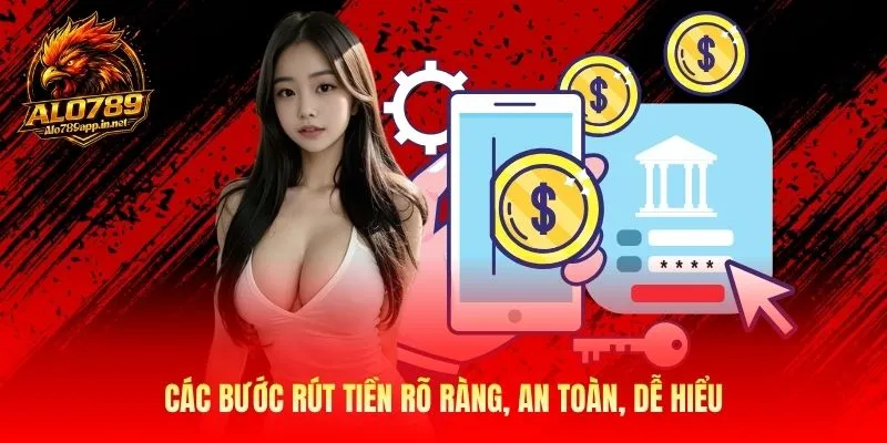 Các bước rút tiền rõ ràng, an toàn, dễ hiểu