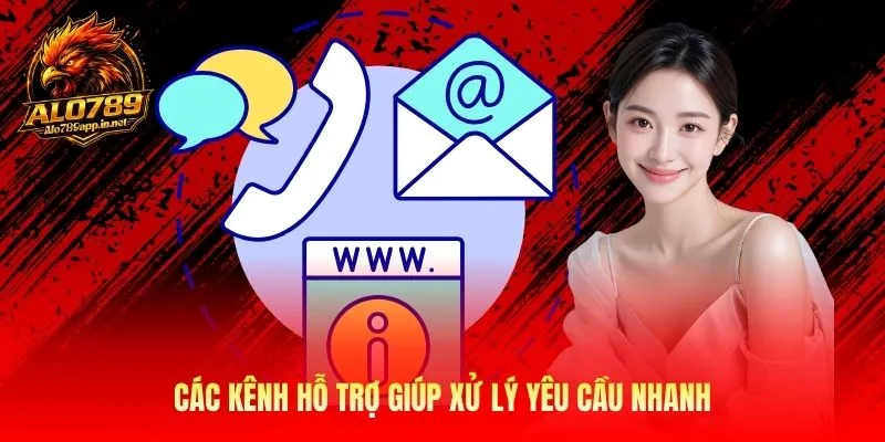 Các kênh hỗ trợ giúp xử lý yêu cầu nhanh