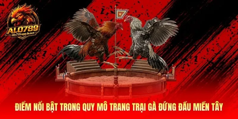 Điểm nổi bật trong quy mô trang trại gà đứng đầu miền Tây